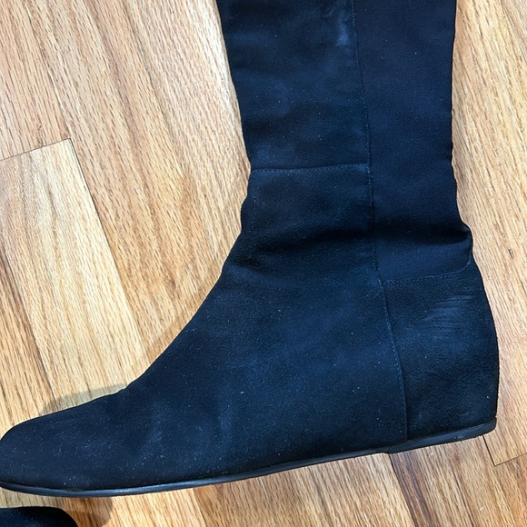 Beautiful suede Stuart weitzman wedge heal black - Picture 4 of 15